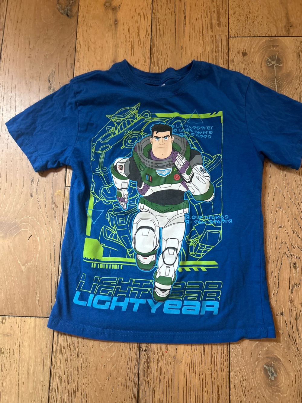 Disney Blue Buzz Lightyear Graphic Tee